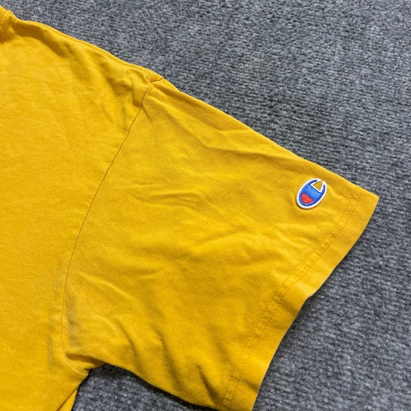 Vintage Yellow Champion Bellarmine Lions Preparatory Short Sleeve Tee - Picture 3 of 10